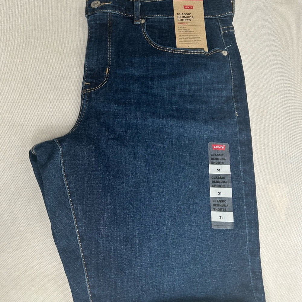 Levi's Blue Jean Shorts Classic Style